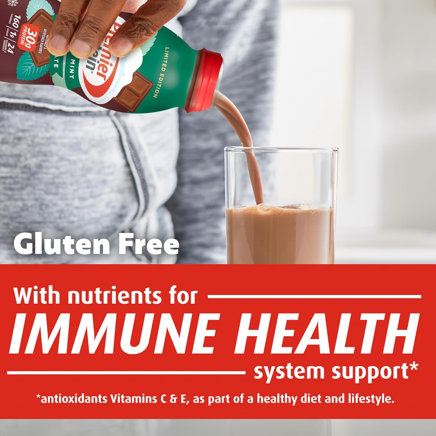 Premier Protein Shake, Cookie Dough, 30g Protein 1g Sugar 24 Vitamins Minerals Nutrients to Support Immune Health, 11.5 fl oz (Pack of 12)